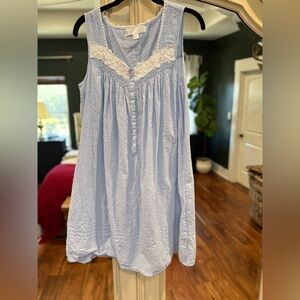 Light Blue Sleeveless Nightgown
